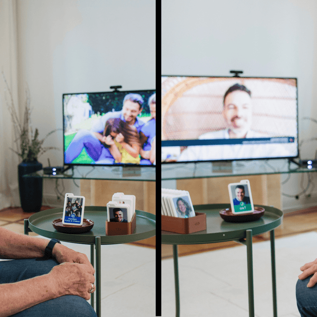 Fotos, Videos und Videoanrufe am TV